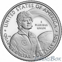 25 cents 2022 2nd. Astronaut Sally Ride