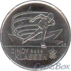 Канада 25 центов 2009 Синди Классен - шестикратный призёр Олимпийских игр