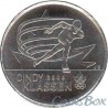 Канада 25 центов 2009 Синди Классен - шестикратный призёр Олимпийских игр