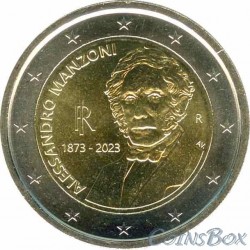 Italy. 2 euro 2023 150 years since the death of Alessandro Manzoni