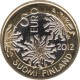 Финляндия 5 евро 2012 Зима
