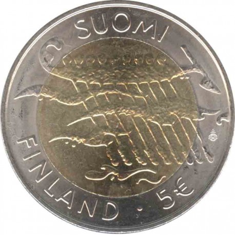 Финляндия 5 евро 2007. Независимость