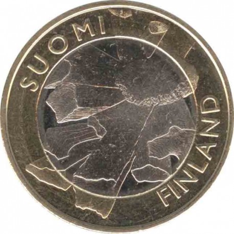 Финляндия 5 евро 2011 Остроботния (Pohjanmaan)