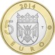 Финляндия 5 евро 2014 Лиса (Varsinais)