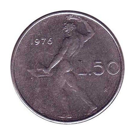 Italy 50 lire 1976