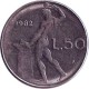 Italy 50 lire 1982