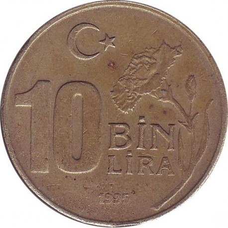 Turkey 10 Bin Lira 1995