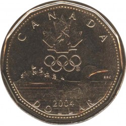 Канада 1 доллар 2004 Олимпийская утка