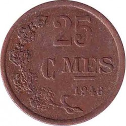 Luxembourg 25 centimes 1946