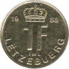 Luxembourg s 1 franc 1988