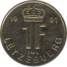 Luxembourg s 1 franc 1991
