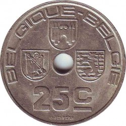 Belgium 25 centimes 1939 (BELGIQUE-BELGIE)