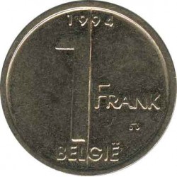 Бельгия 1 франк 1994 (BELGIE)