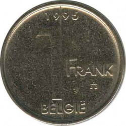 Бельгия 1 франк 1995 (BELGIE)