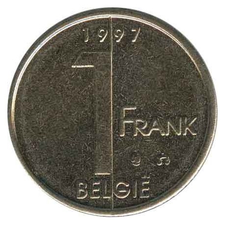 Belgium 1 franc 1997 (BELGIE)